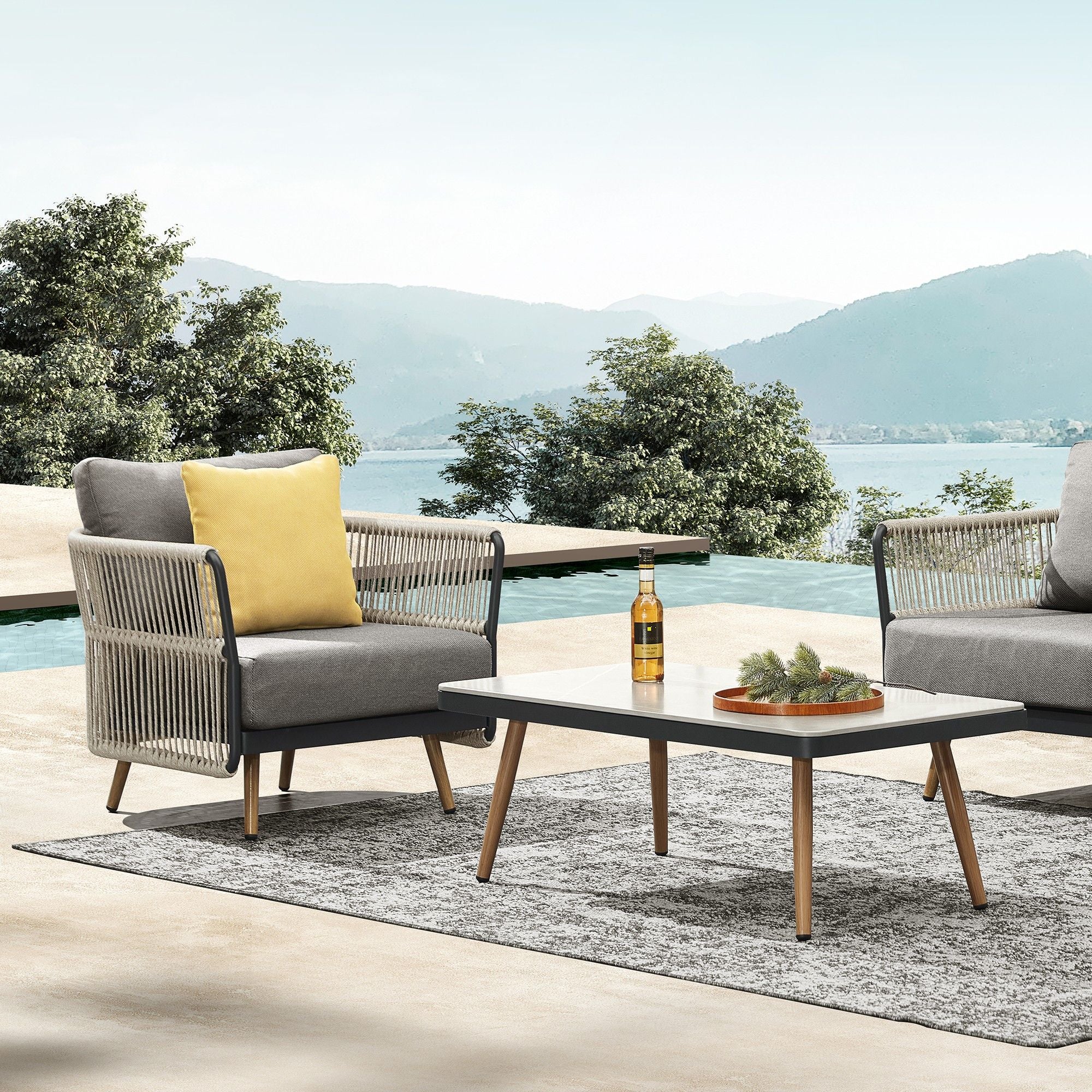 HIGOLD Bay 5-Seater outdoor conversation sofa set