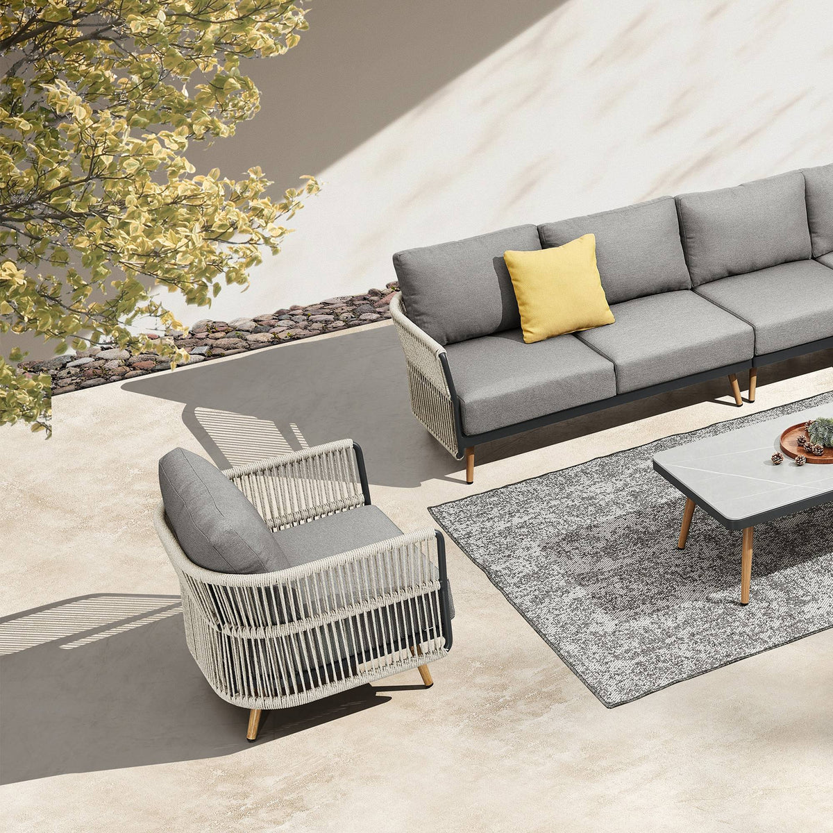 HIGOLD Bay 5-Seater outdoor conversation sofa set