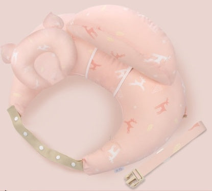Multifunctional Adjustable Nursing Pillow with Washable Cover | Newborn Baby Feeding Cushion