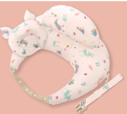 Multifunctional Adjustable Nursing Pillow with Washable Cover | Newborn Baby Feeding Cushion