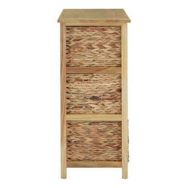 Storage Unit with 6 Water Hyacinth Drawers | Padstow