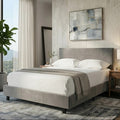 Grey King Bed | Napoli