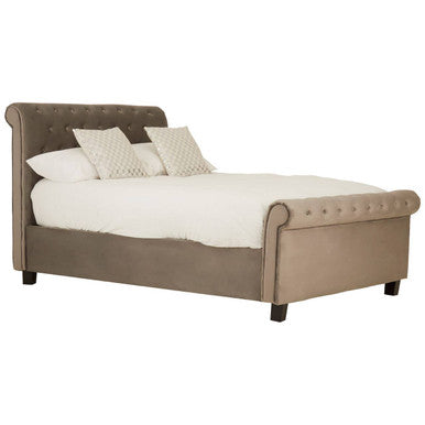 Grey Ottoman Double Bed | Orlando