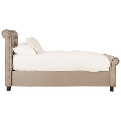 Grey Ottoman Double Bed | Orlando