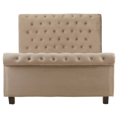 Grey Ottoman Double Bed | Orlando