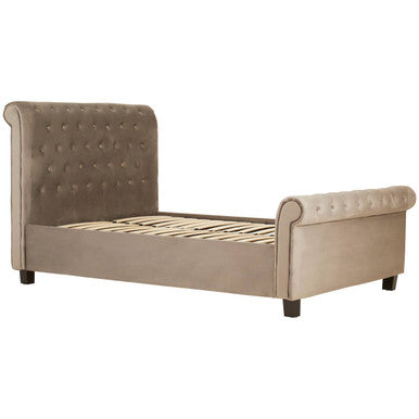 Grey Ottoman Double Bed | Orlando