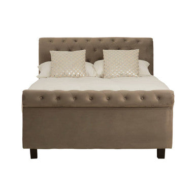 Grey Ottoman Double Bed | Orlando