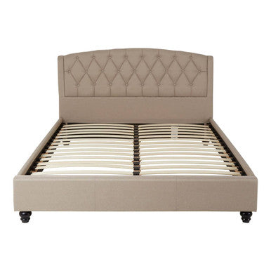 Beige King Bed | Josephine