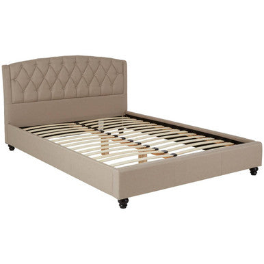 Beige King Bed | Josephine