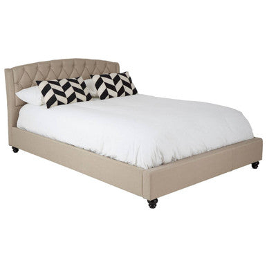 Beige King Bed | Josephine