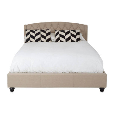 Beige King Bed | Josephine