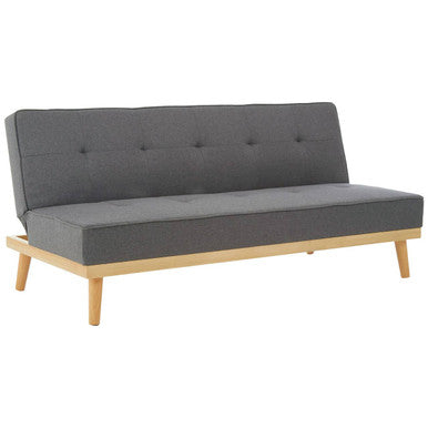 3 Seater Grey Sofa Bed | Stockholm