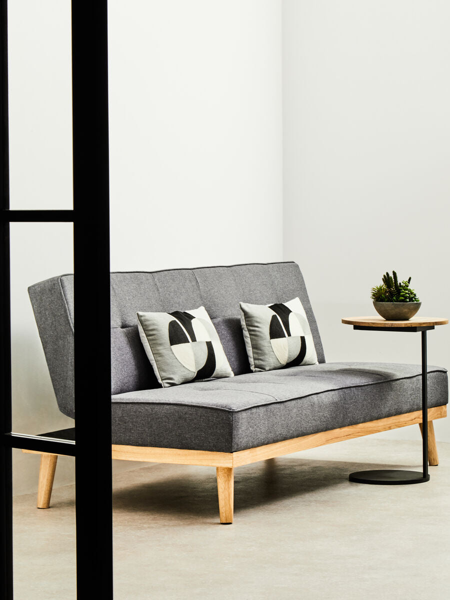 3 Seater Grey Sofa Bed | Stockholm
