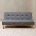 3 Seater Grey Sofa Bed | Stockholm