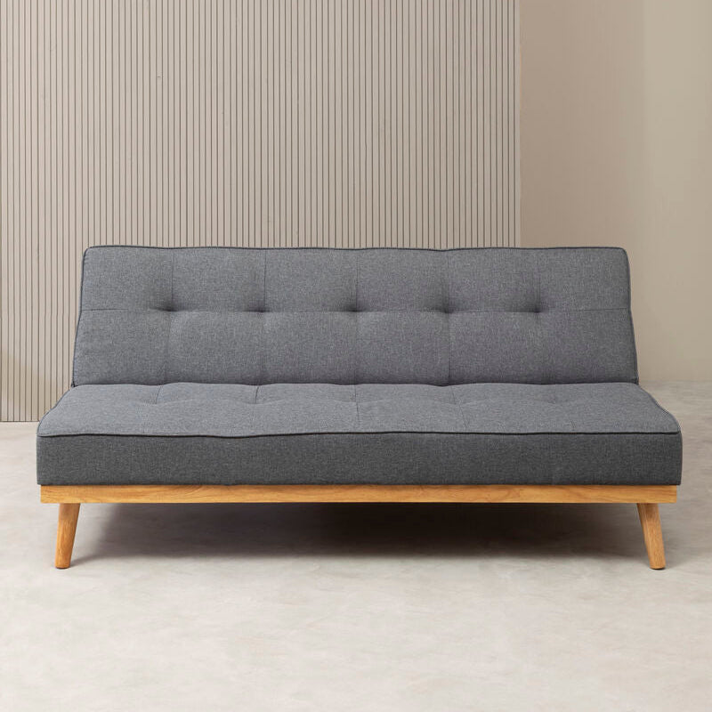 3 Seater Grey Sofa Bed | Stockholm
