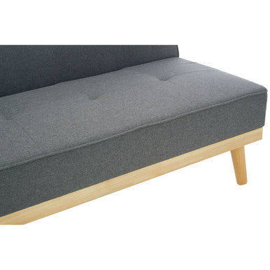 3 Seater Grey Sofa Bed | Stockholm