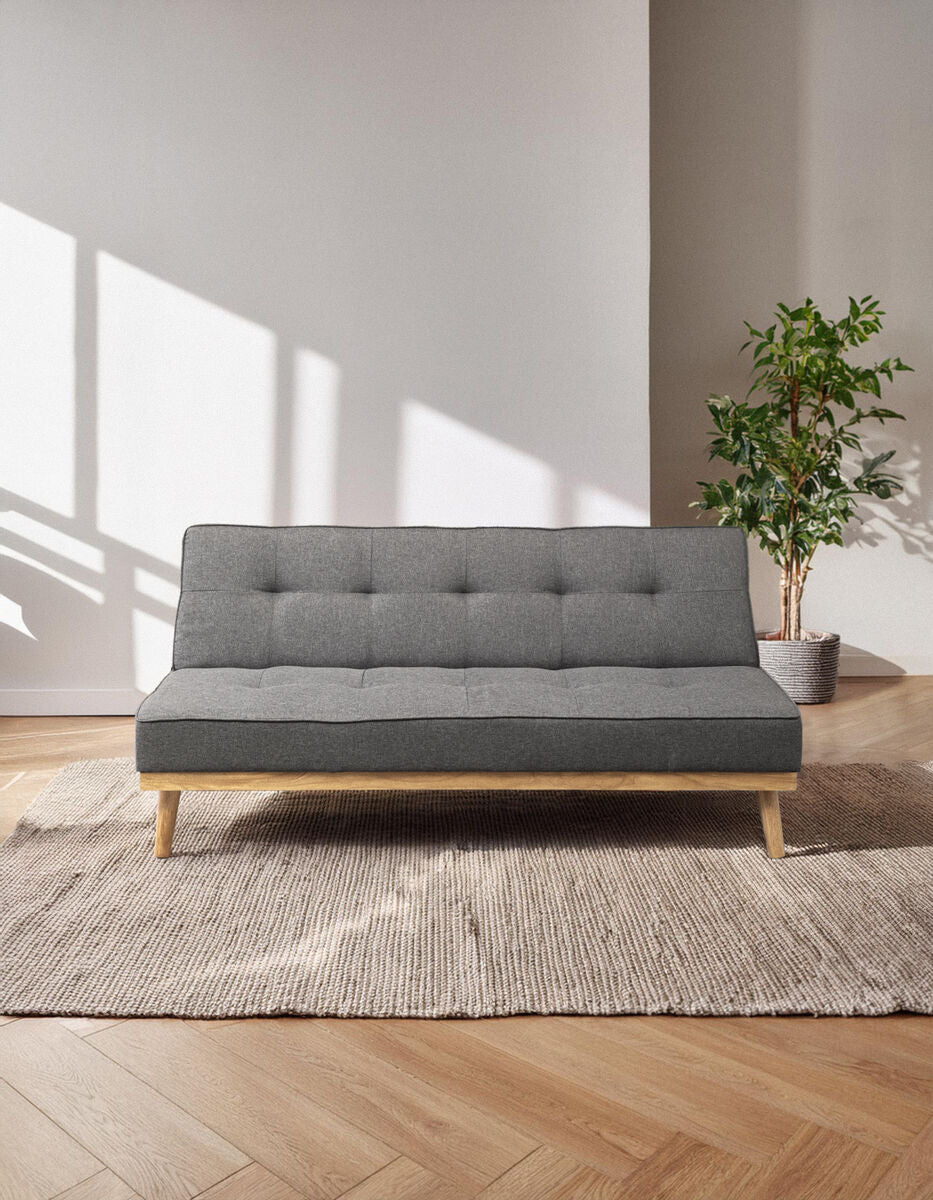 3 Seater Grey Sofa Bed | Stockholm