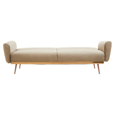 Mink Velvet Sofa Bed | Hatton