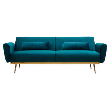 Green Velvet Sofa Bed | Hatton