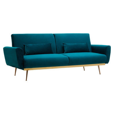 Green Velvet Sofa Bed | Hatton