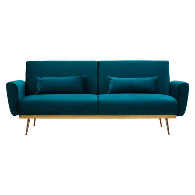 Green Velvet Sofa Bed | Hatton
