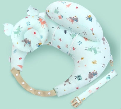 Multifunctional Adjustable Nursing Pillow with Washable Cover | Newborn Baby Feeding Cushion