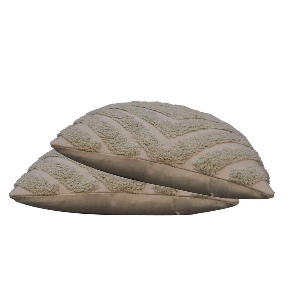 Artisan Furniture Sage Green Diamond Cushion Set of 2