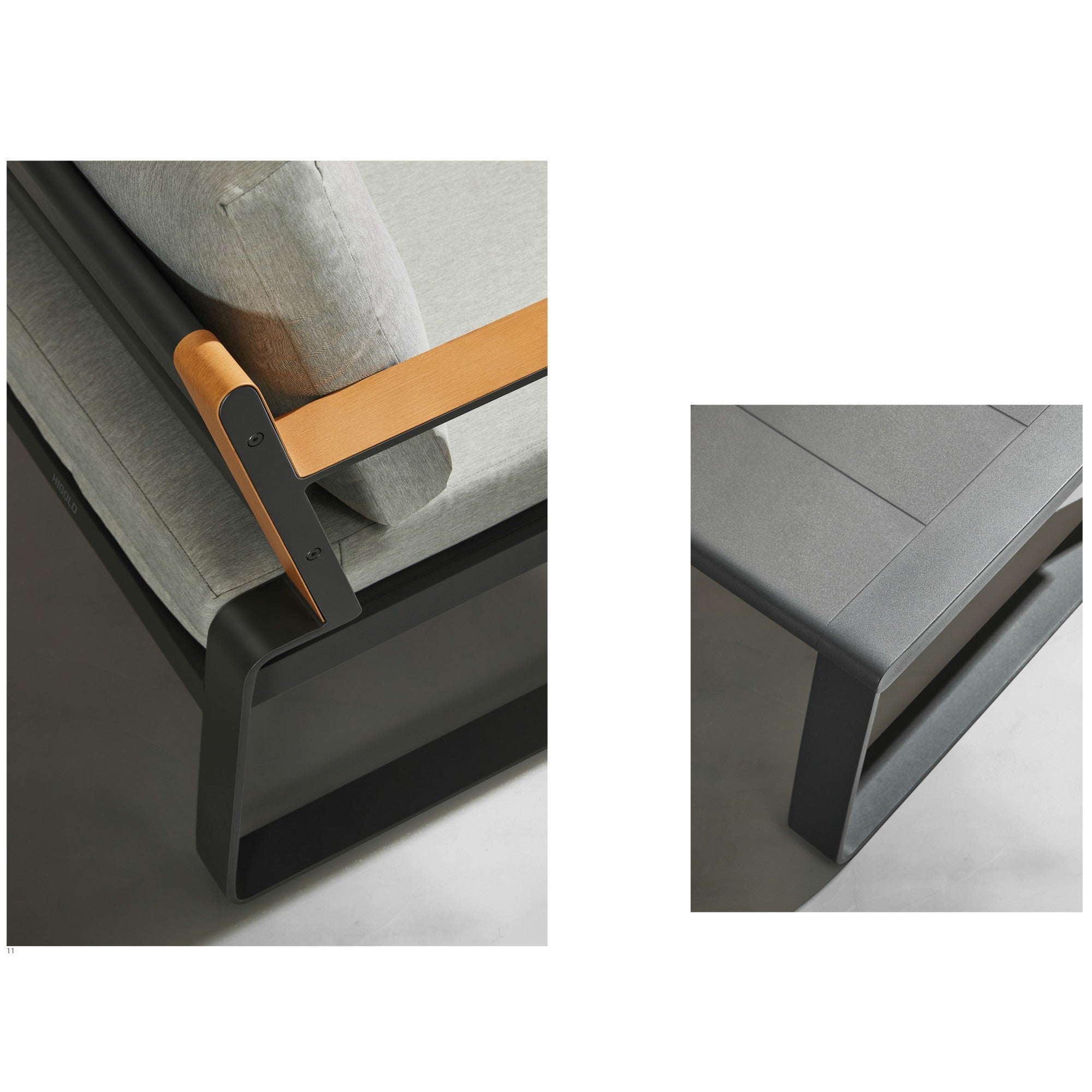 HIGOLD Denea 5-Seater Outdoor Seating Group With Aluminum Frame