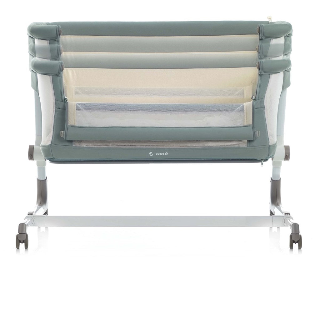 Jane Baby Side Crib + 4 Piece Bedding Set & Safety Mattress, Star
