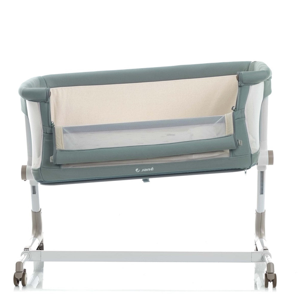 Jane Baby Side Crib + 4 Piece Bedding Set & Safety Mattress, Star
