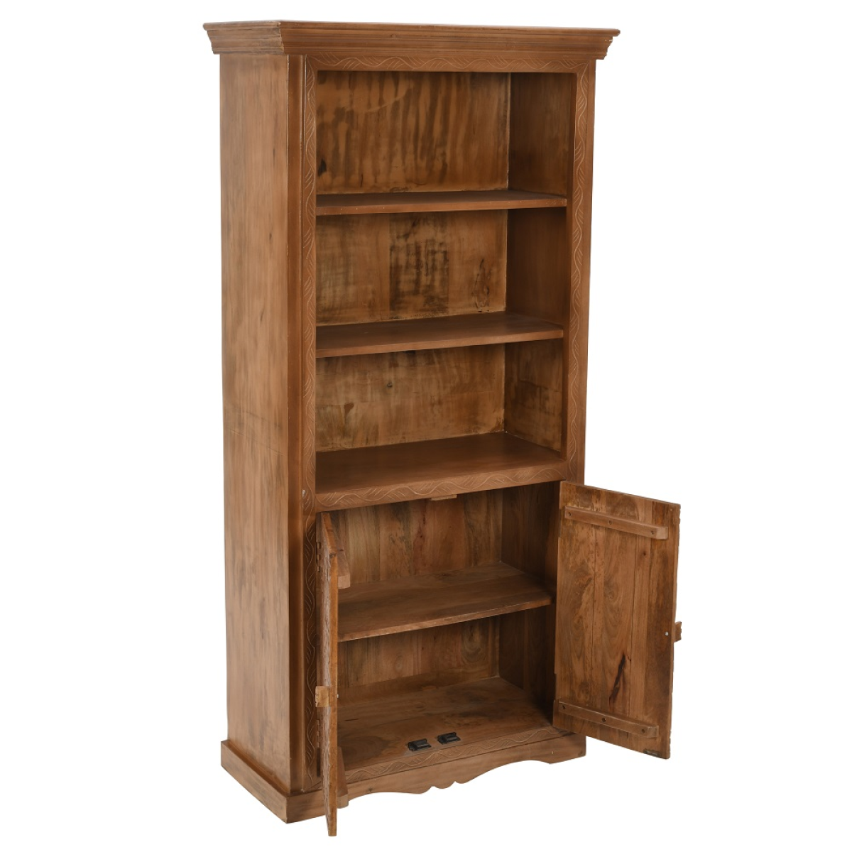 Artwork Mango Wood Large Bookcase