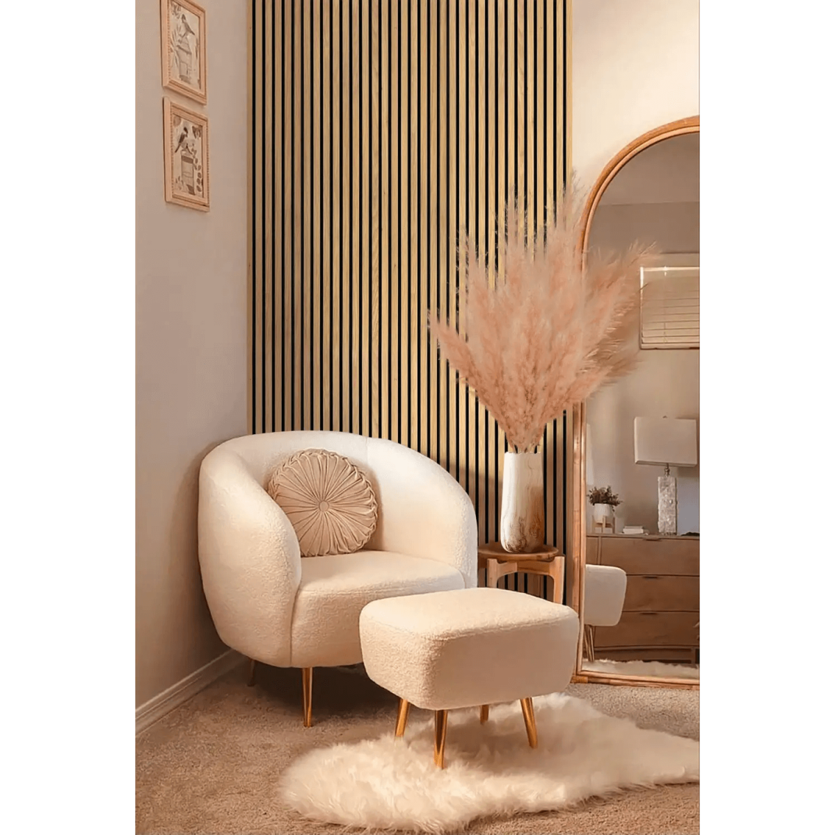 Natural Oak Acoustic Wall Panels