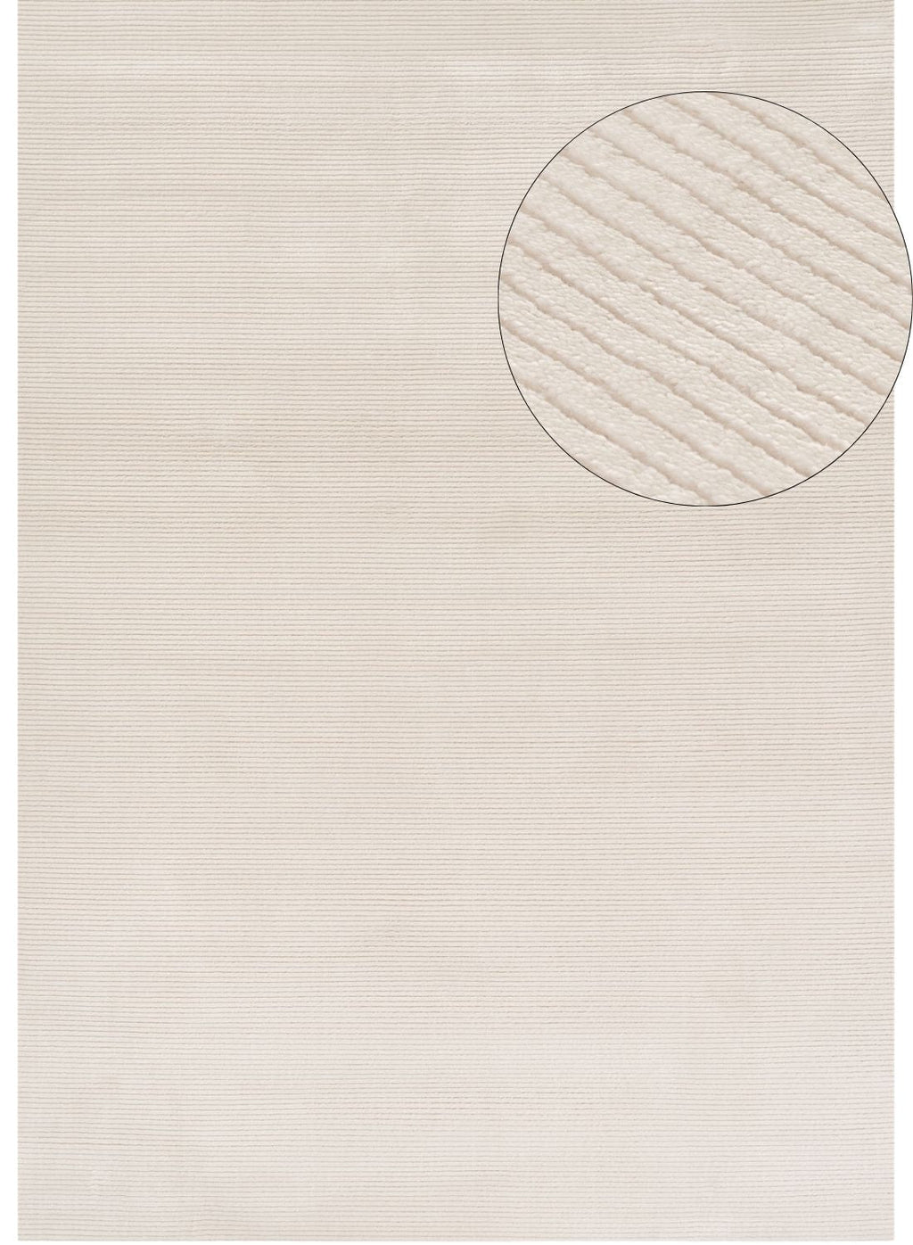 Carmel Cream Striped Rug | 6010