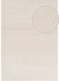 Carmel Cream Striped Rug | 6010