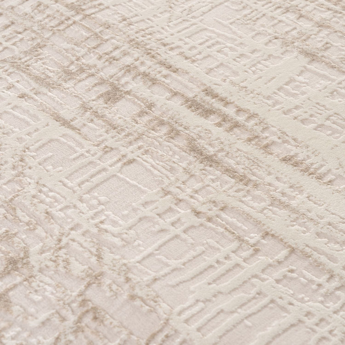 Carmel Cream-Beige Abstract Rug | 6030