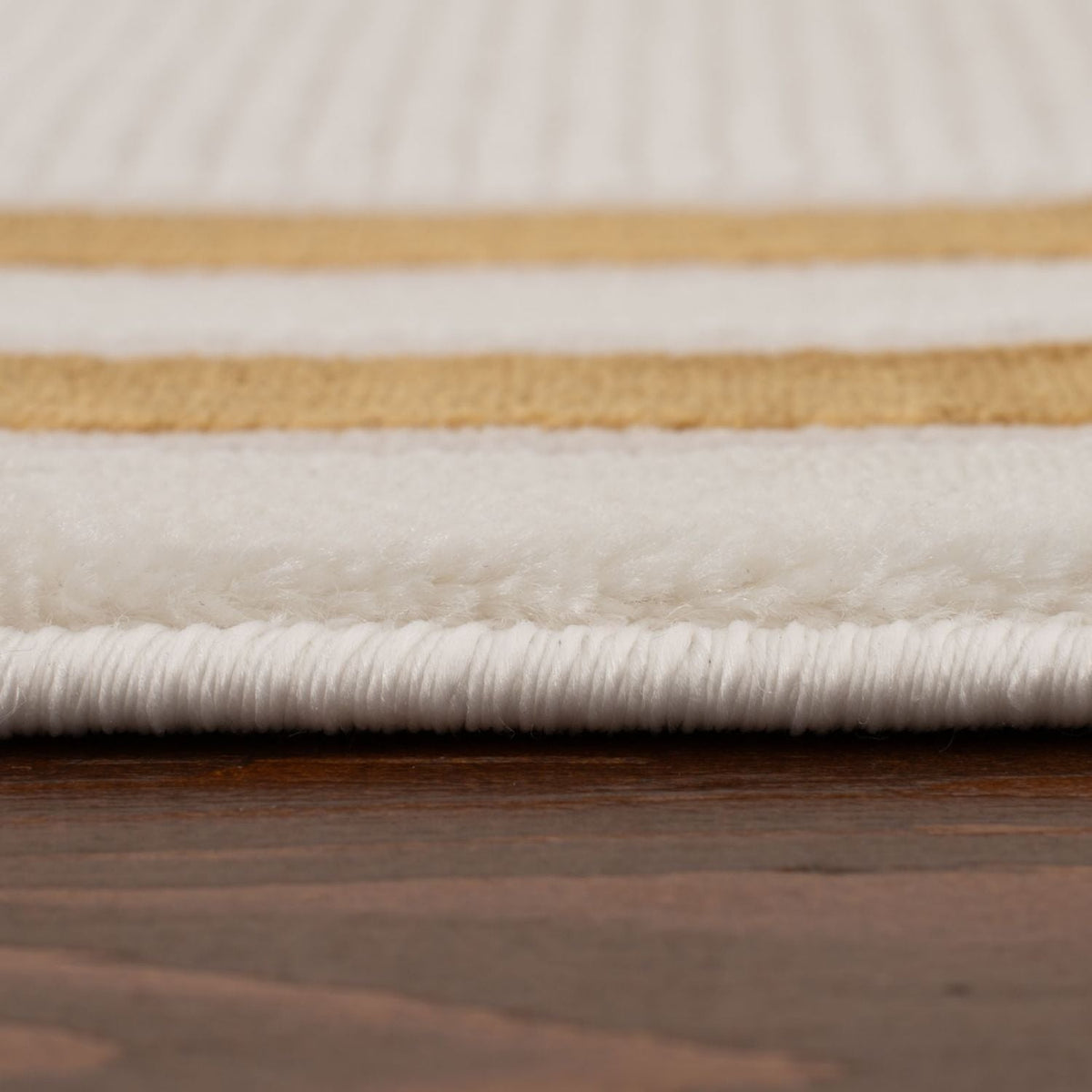 Carmel Cream-Gold Bordered Rug | 6060