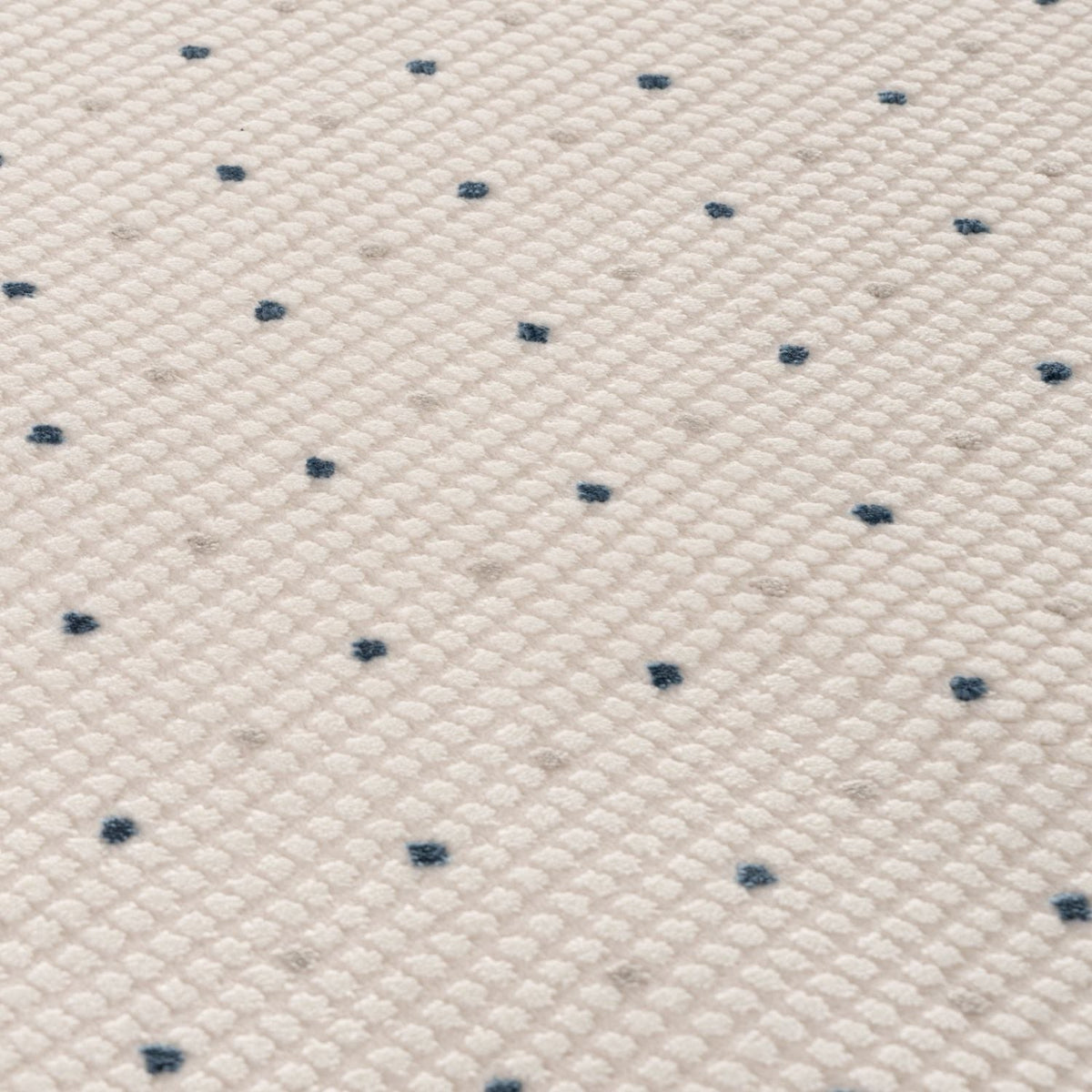 Carmel Cream-Blue Dots Rug | 6080