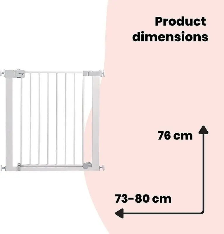 Safety 1st Baby Infant Stair Wall Metal Gate Auto Close Metal Gate