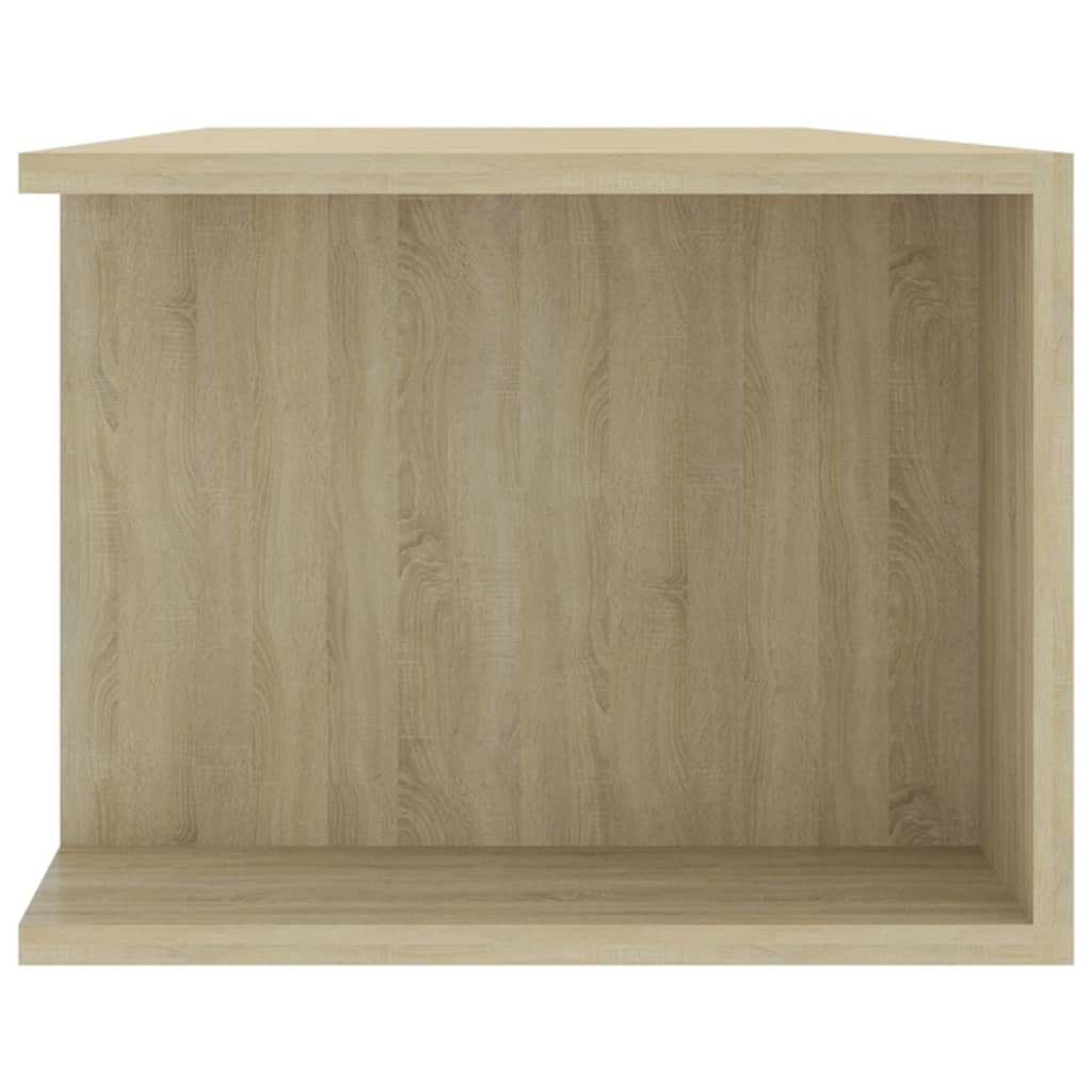 Modern Wooden TV Tele Stand Unit Cabinet With LED Lights & Storage Shelf