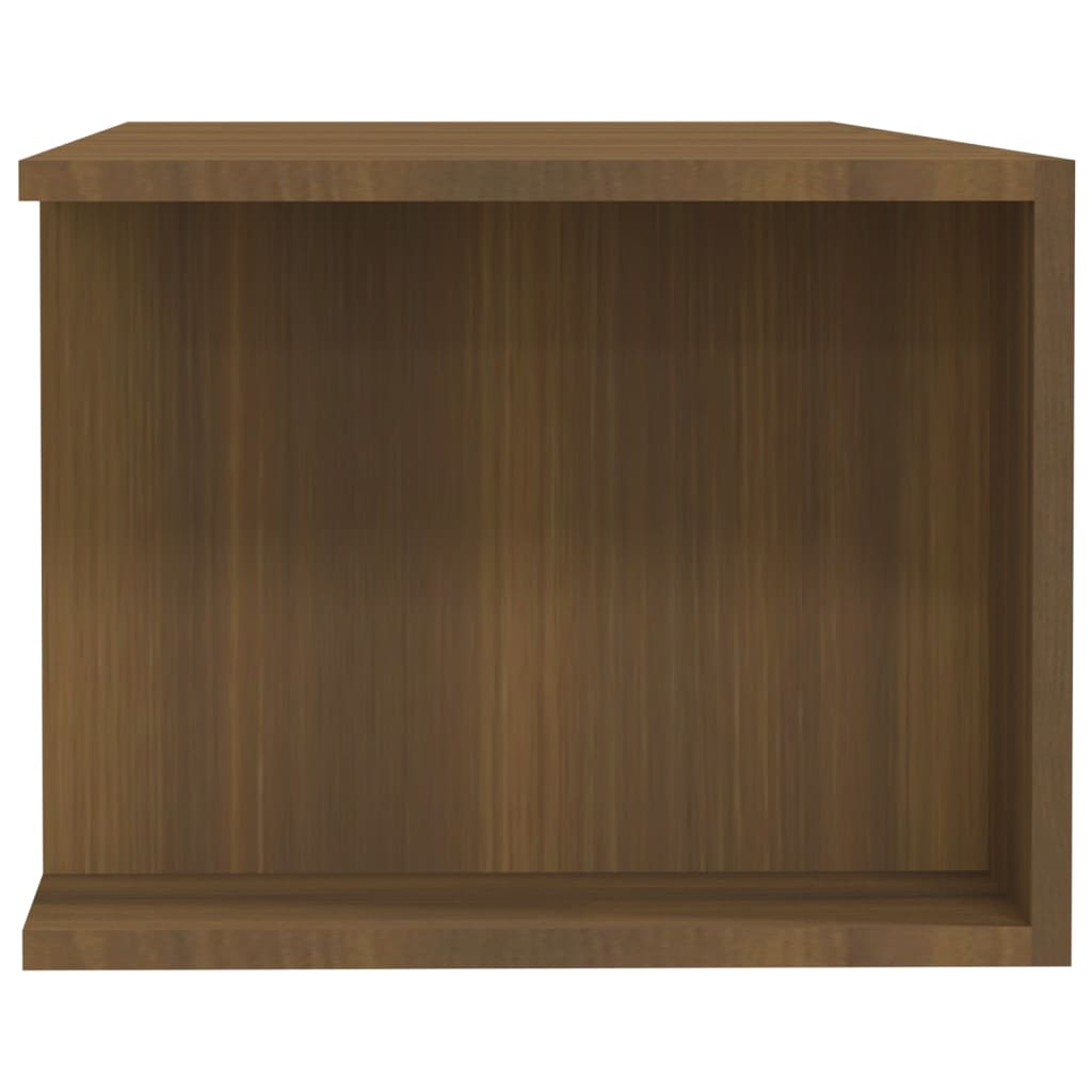 Modern Wooden TV Tele Stand Unit Cabinet With LED Lights & Storage Shelf