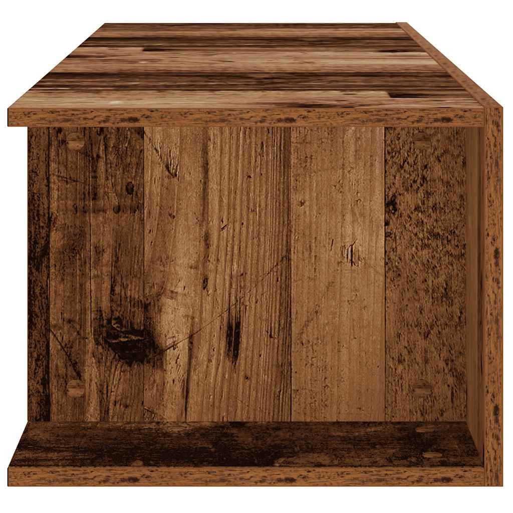 Modern Wooden TV Tele Stand Unit Cabinet With LED Lights & Storage Shelf
