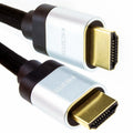 The Electronics Hub 8K@60Hz UHD HDMI v2.1 Cable Gold Plated / Silver 1m