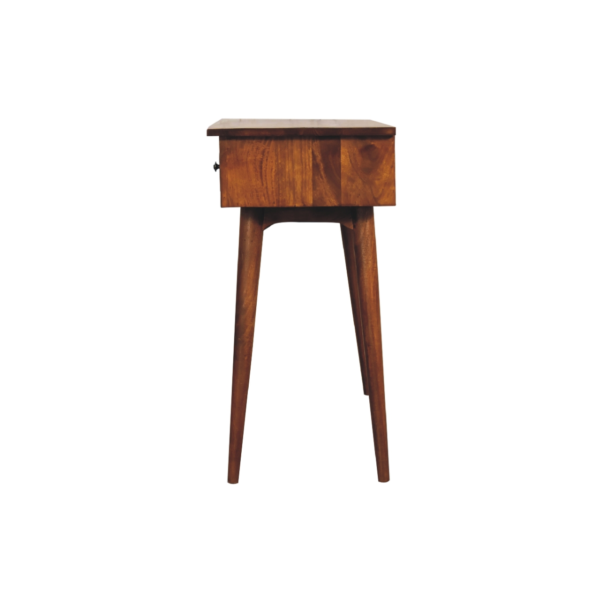 Artisan Furniture Solid Wood Large 3 Drawer Chestnut Console, Dark Brown