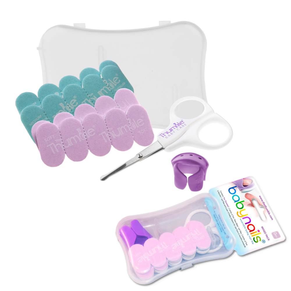 Baby Nails® Complete Manicure Set (0m+) | Mixed Pack with Scissors & Case