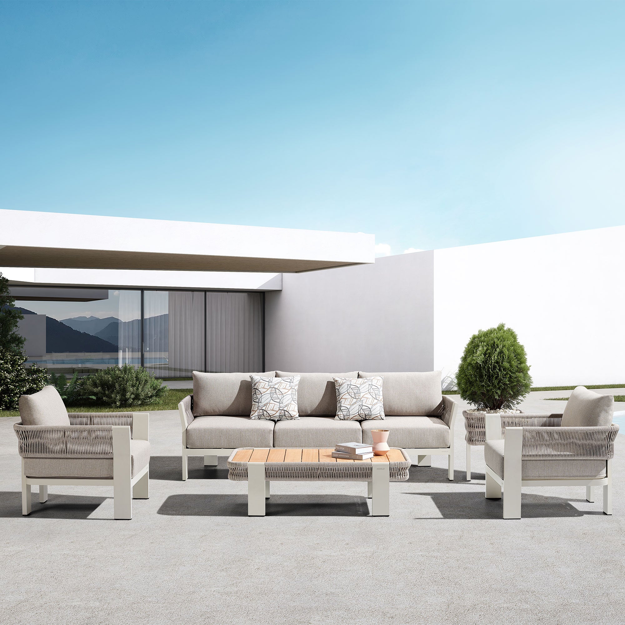 HIGOLD Borromeo Outdoor Sofa Set for 5-Series 2054