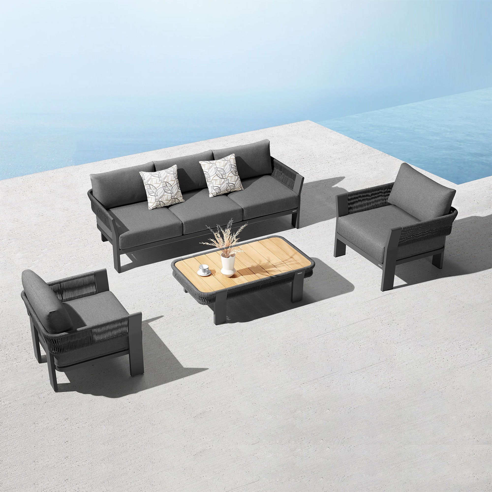 HIGOLD Borromeo Outdoor Sofa Set for 5-Series 2054