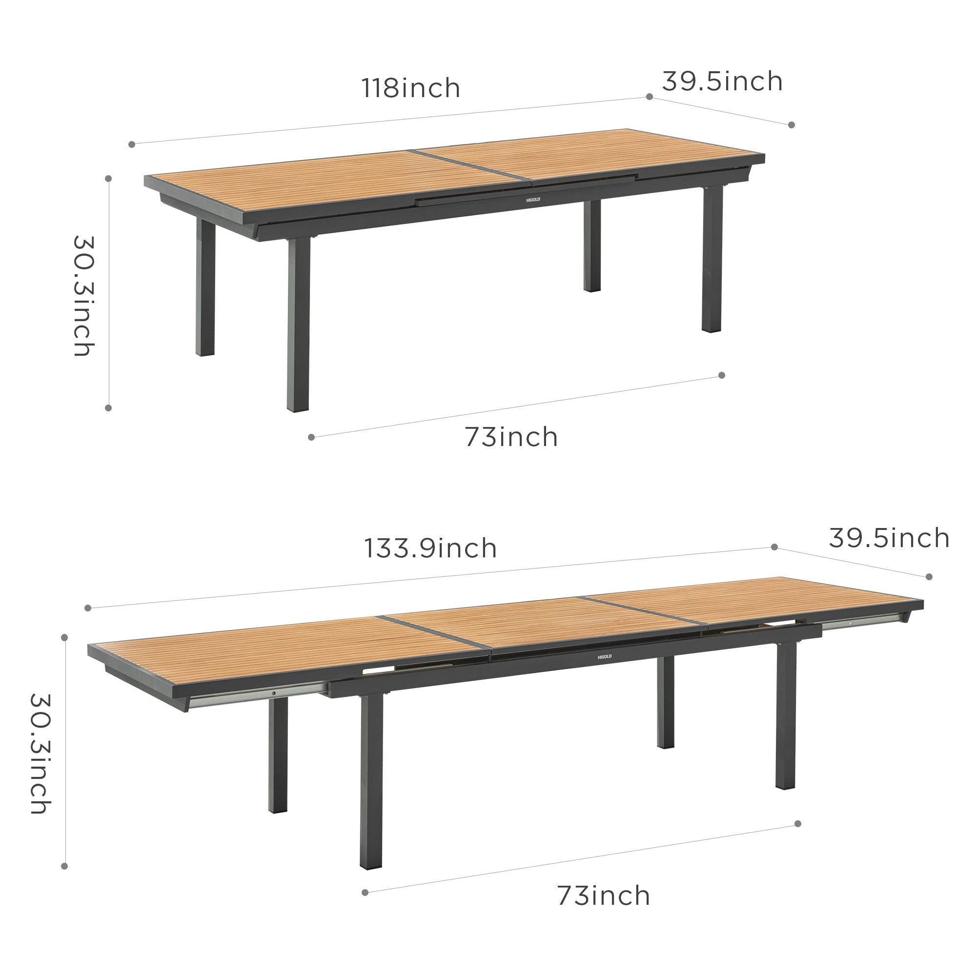 Heck 12 Person Teak Outdoor Extendable Dining Table Set With Cushions