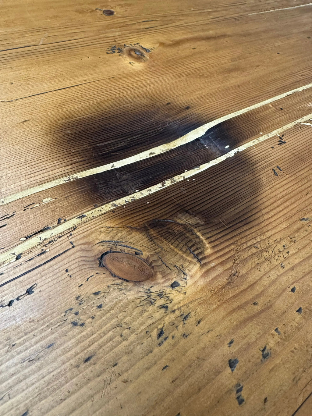 Antique Pine Dining Table / Victorian Kitchen Table / Rustic Farmhouse Pine Desk