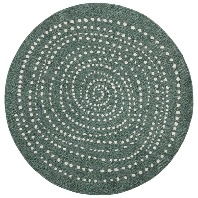 Indoor Outdoor Bali Reversible Round Rug