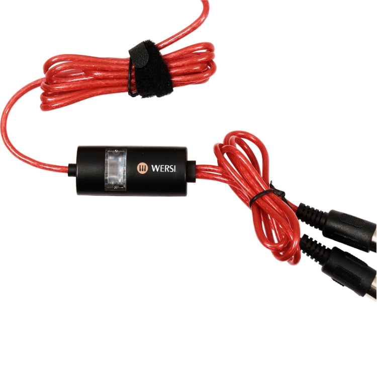 WERSI UM-18 USB MIDI Cable MidiPort Midi Cable Electric Piano Electronic Drum Music Editing Line, Length: 2m